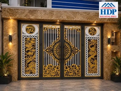 Cửa Sắt CNC, Cửa Cổng Sắt CNC Đẹp